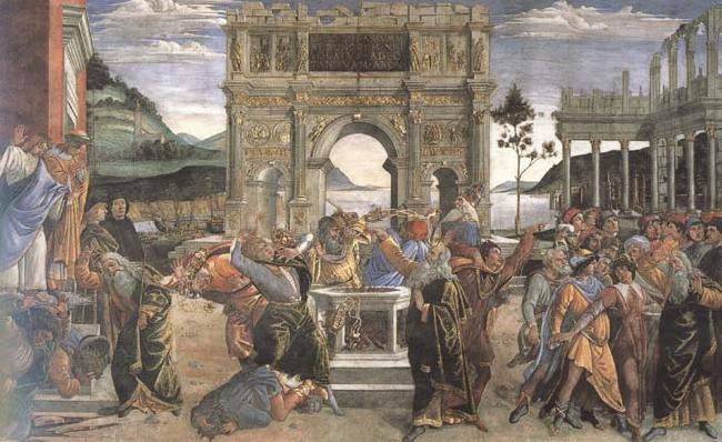 Sandro Botticelli Punishment of the Rebels China oil painting art